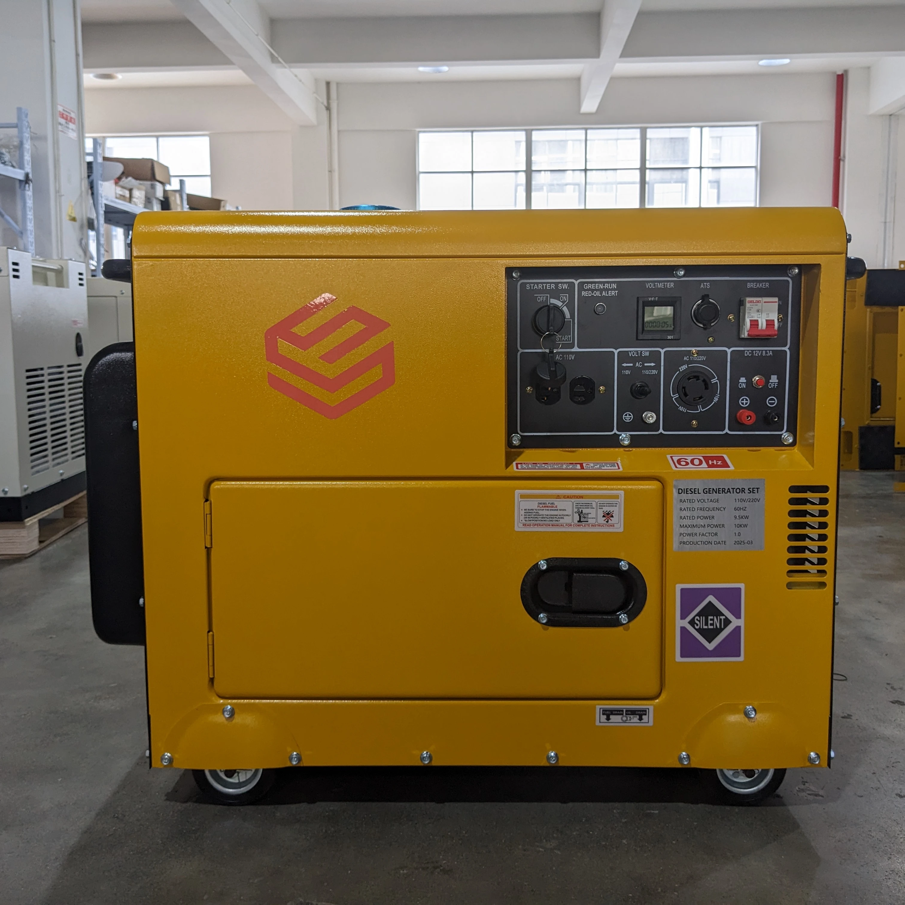 YHS-010 10kva 15kw 20kva Diesel Generators 3 Phase Power Generators Diesel 5kva 8kva 10kva Genset