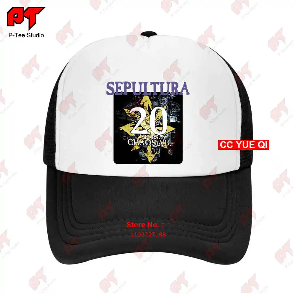 Sepultura -Chaos A.D.- Brazilian Heavy Metal Band Baseball Caps Truck Cap 4K5T