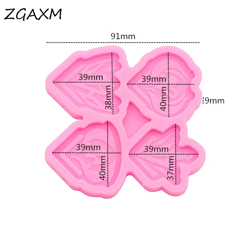 LM 617 Genshin impact Silicone Mold ice cream Cake Chocolate Mold Shiny DIY Polymer Clay Epoxy Resin Jewellery Silicone Mold