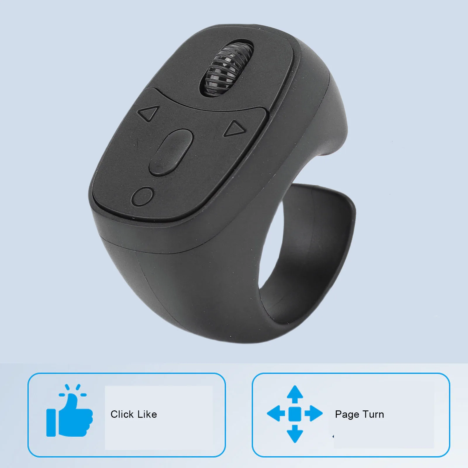 Mobile Phone Accessory Wireless Remote Page Turner Camera Shutter For E Book Reading Short Video Control Function