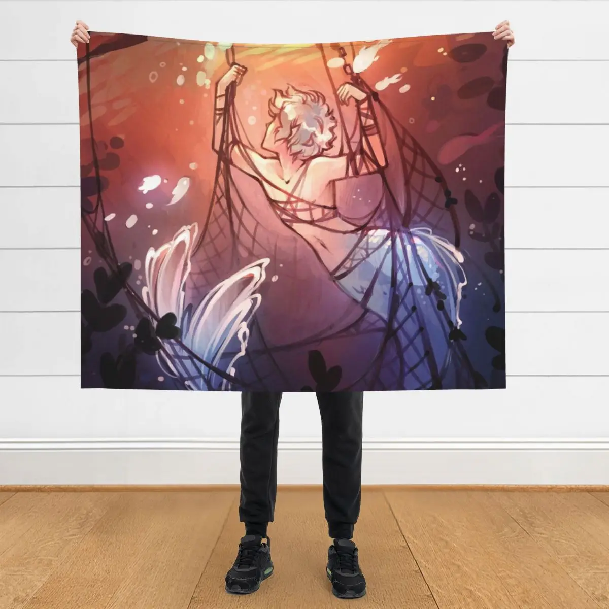 

Bound Throw Blanket Plush anime Custom Bed linens Blankets
