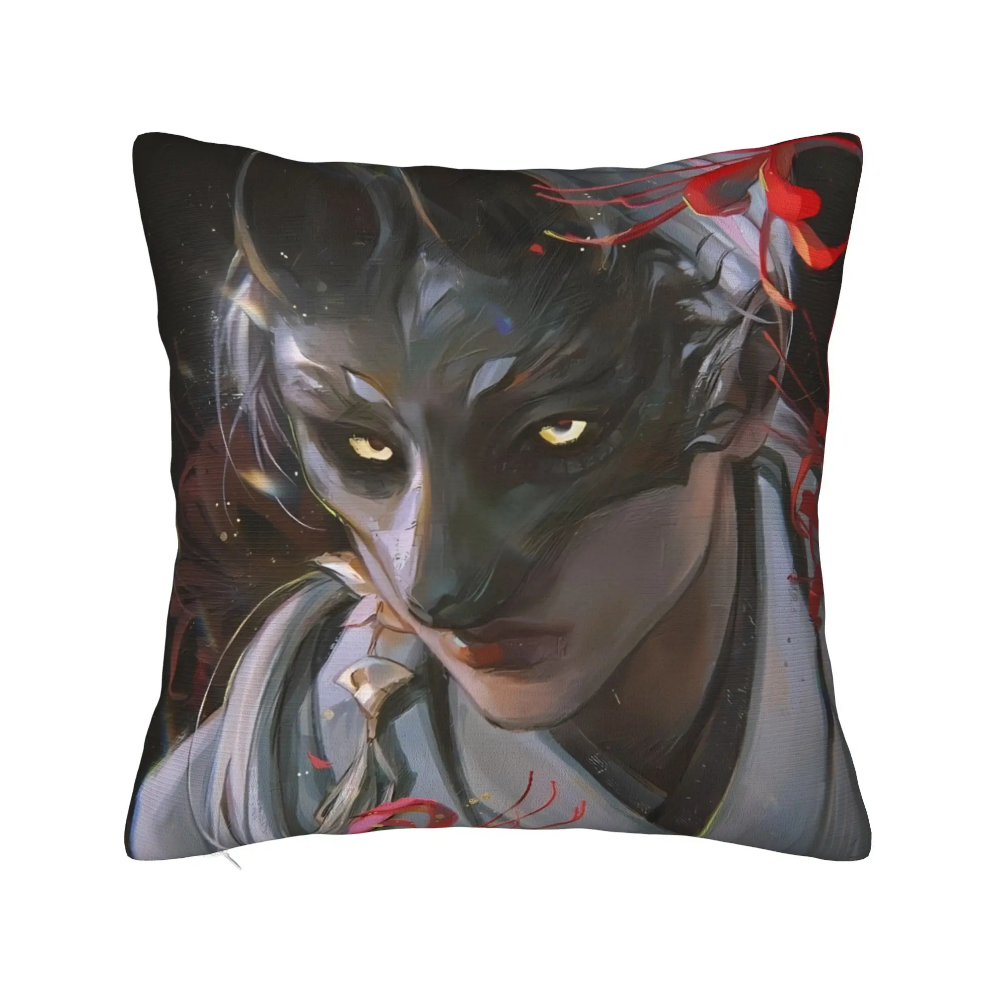 Horror Silents Hills f Game Pillow Case  Square Pillow Cover Vintage Cushion Cover For Couch Sofa Bedroom
