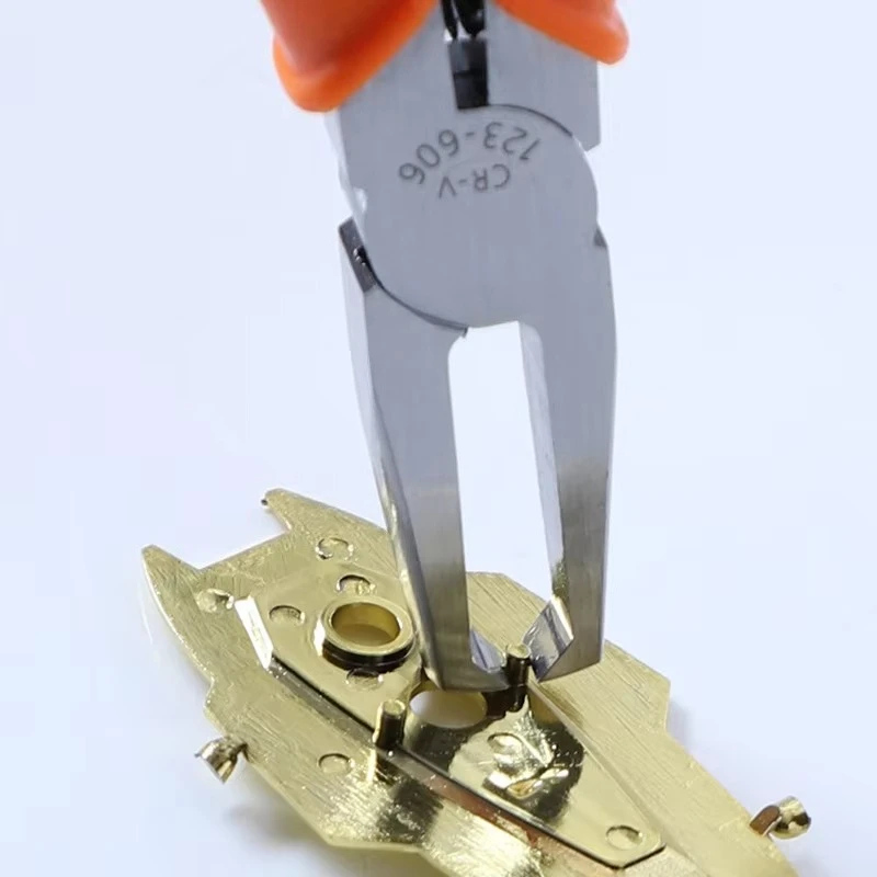 6-Inch Special-shaped Pointed Nose Pliers, with Model, Right-angle Flat-mouth Pliers, Plastic Plastic Gate Cutting