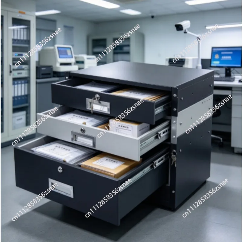 19 Inch Rack Mount Cabinet Box Type Drawer 2U Flight Case Microphone Telescopic Drawer Iron Drawer