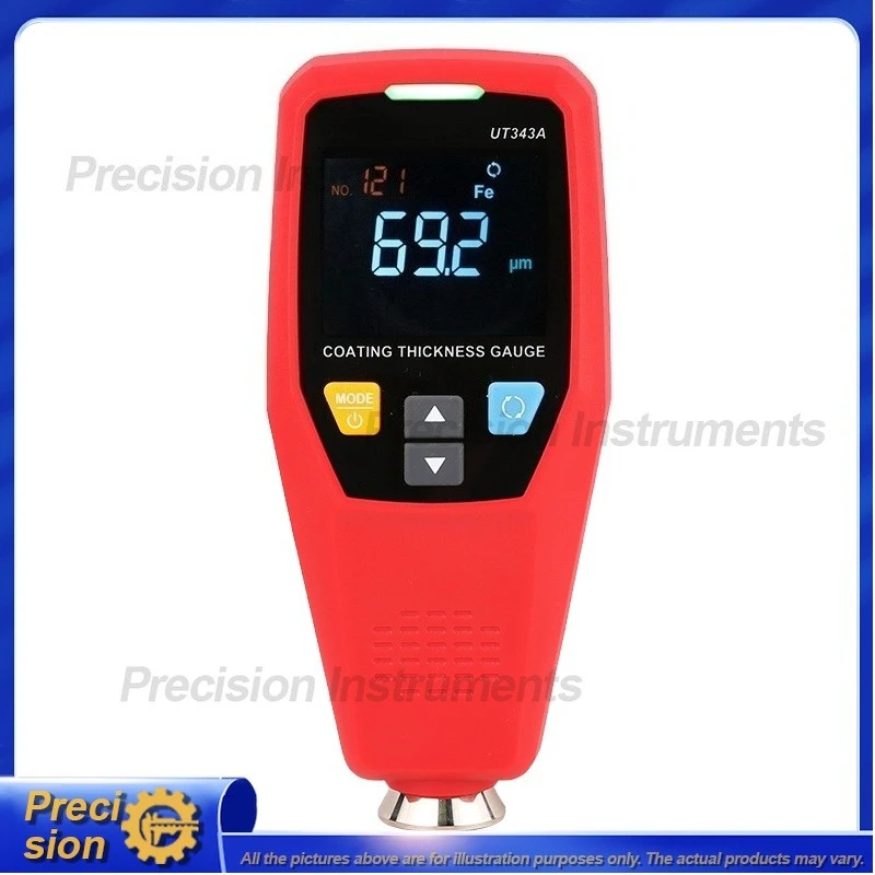 Digital Coating Thickness Gauge for Metal Surfaces Non Ferrous Ferrous Substrates Paint Plating Anodizing Layer Measurement