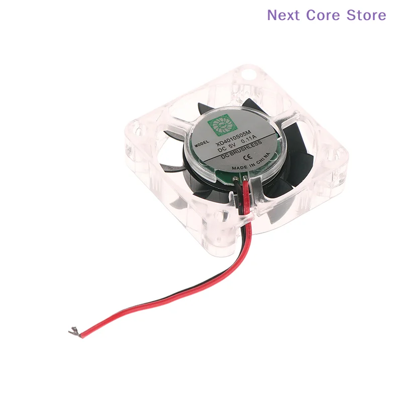 [NC]40x40x10MM 4010 DC 5V 0.11A Brushless Fans With Blue LED Light For Heatsink Cooler Cooling Radiator For 3d Printer Parts Fan