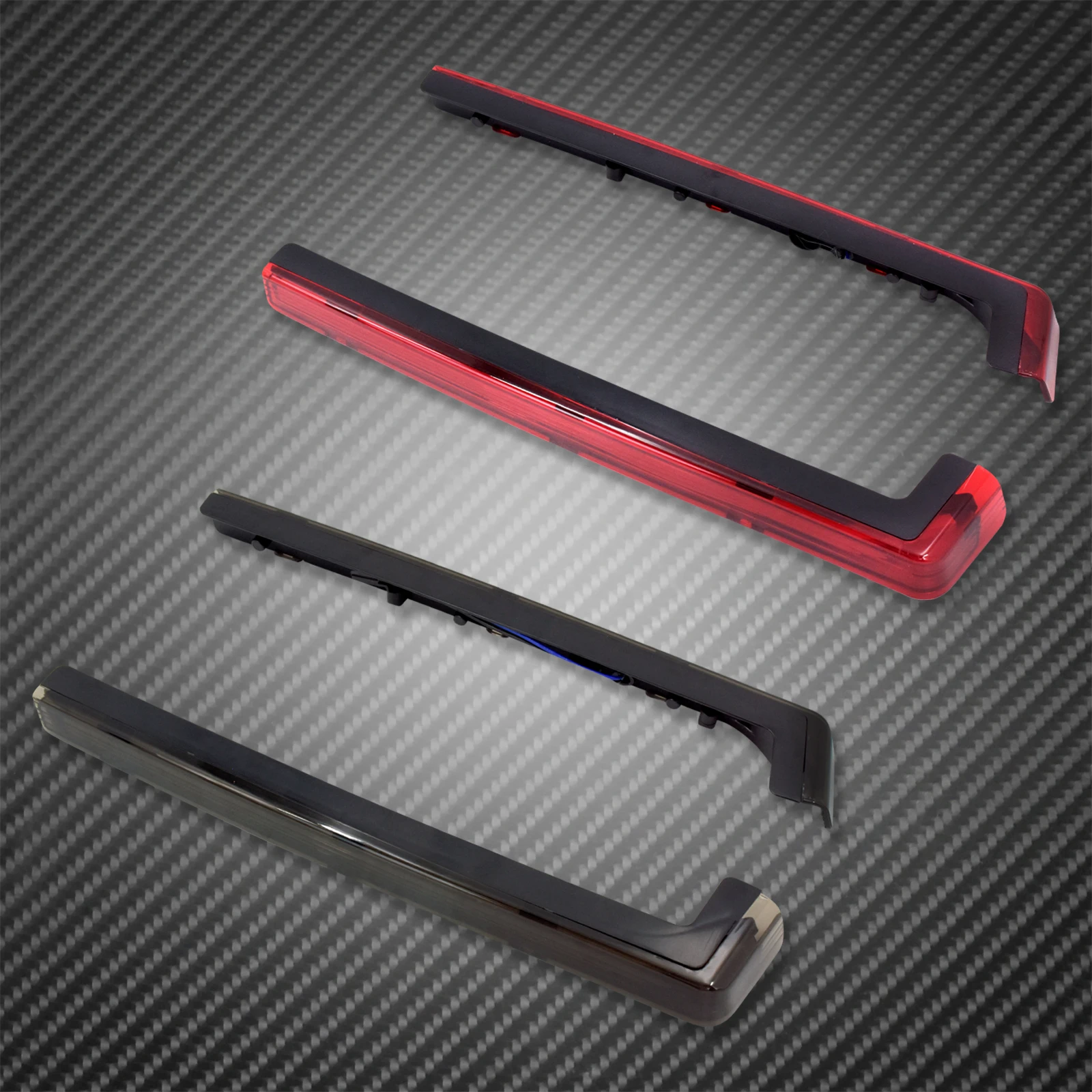 Harley Touring Electra Street Road Fetal de Trike 06-2022, Pack Moto Tour Pak, Panneau Latéral Accent, Lampe LED Rouge struction ée, 2 Pièces