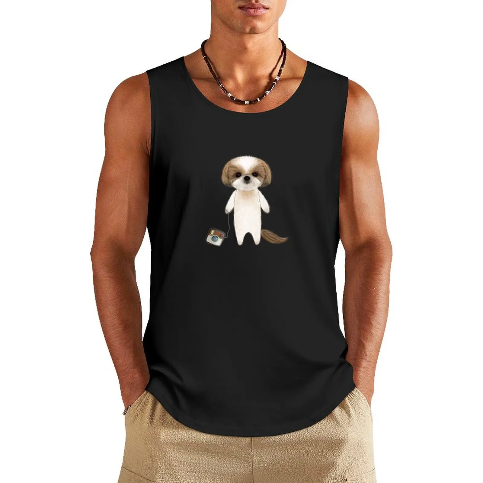 

Daphne Tank Top Men's gym t-shirts quick-drying t-shirt anime