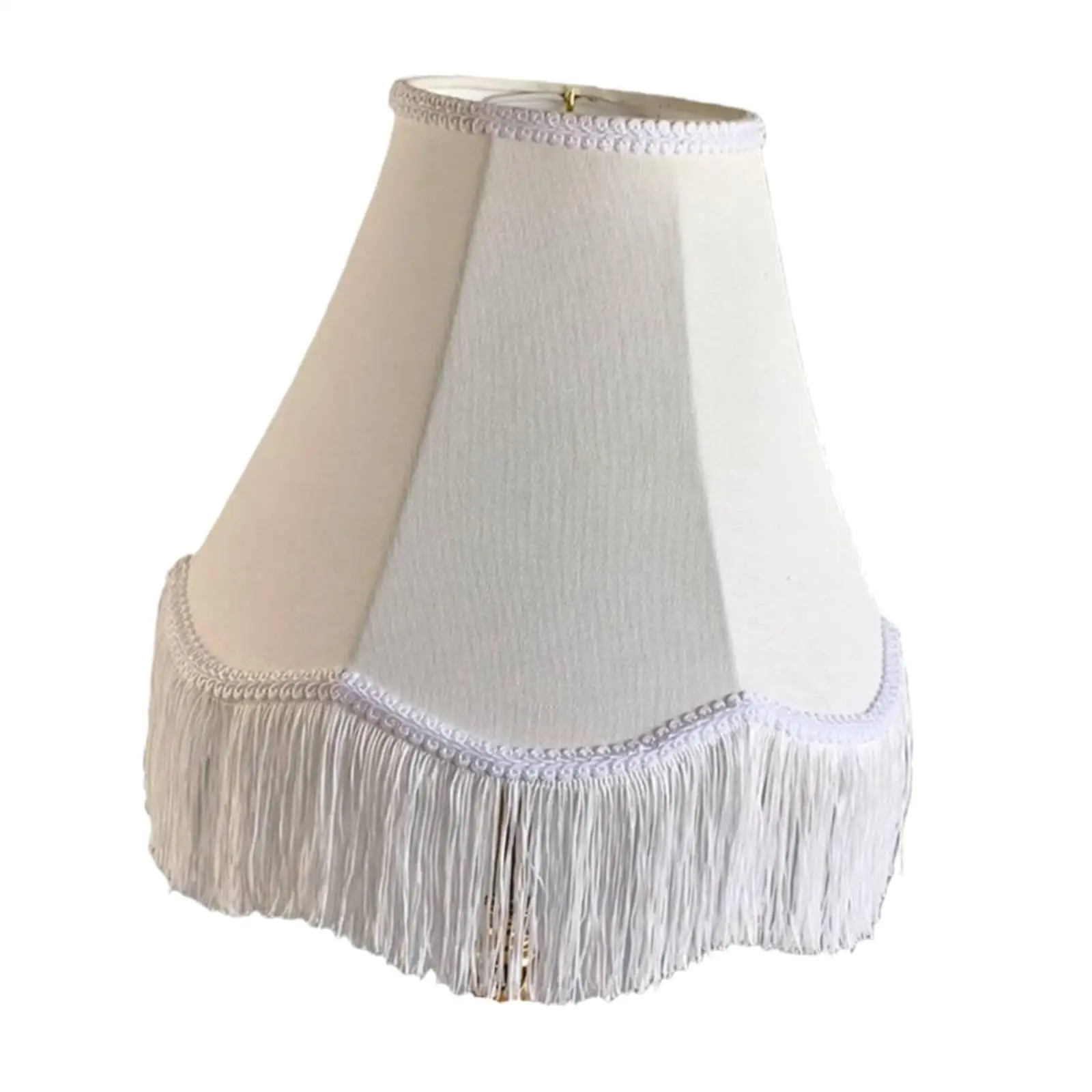 Decorative Tassel Lamp Cover Small Fabric Lampshade Replacement for Chandelier Lamp Vintage Lighting
