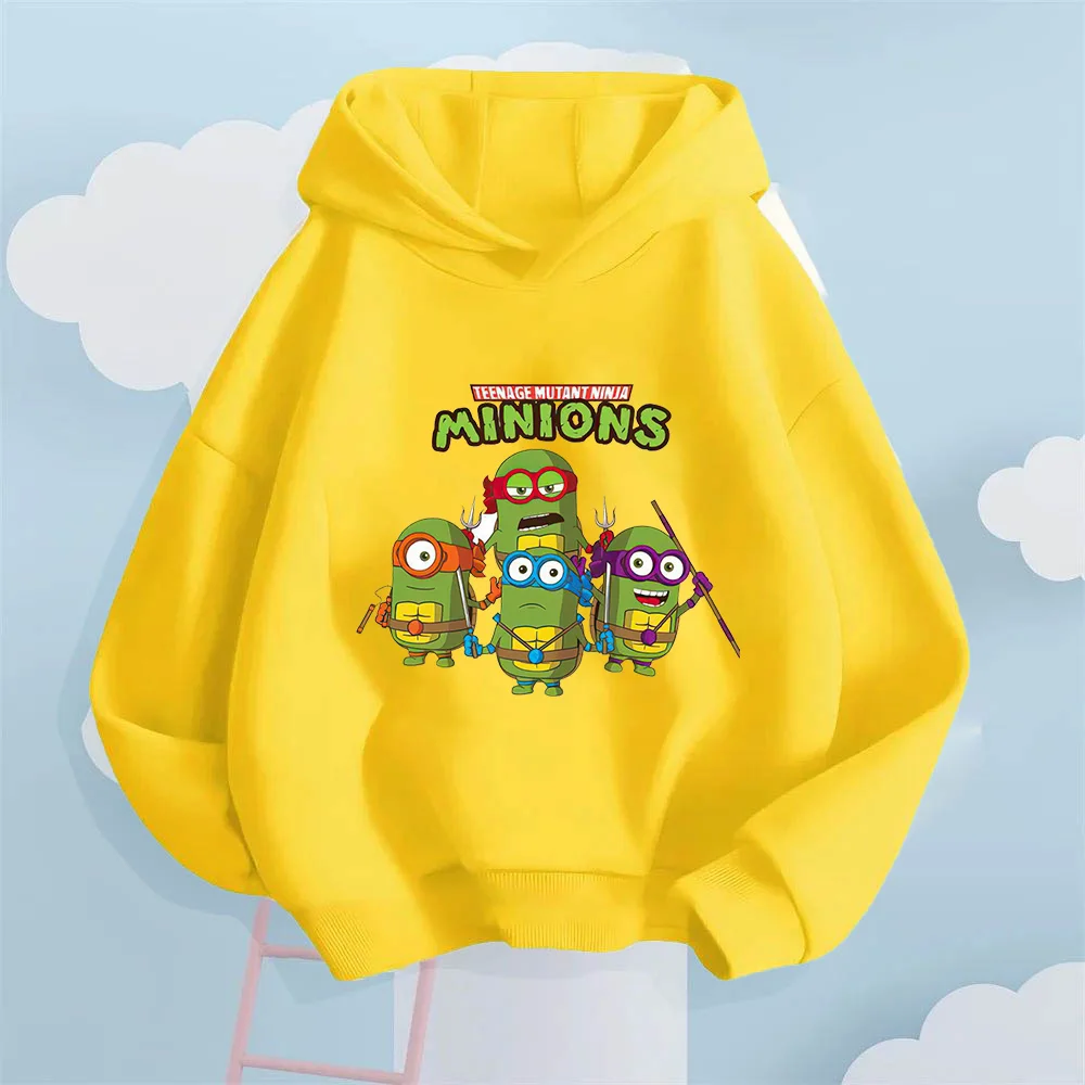 التوابع تأثيري المراهقين متحولة النينجا السلاحف المطبوعة هوديي للأطفال، دع الأطفال ارتداء شعور الموضة لعوب مليئة بالإبداع