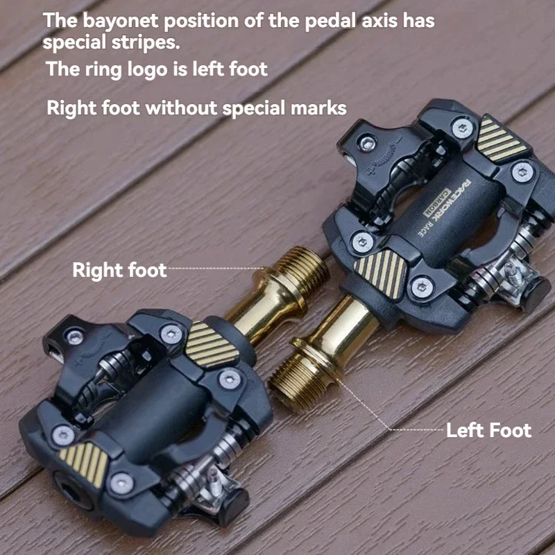 

M8100 Self-locking Pedals, Bicycle Clipless Pedals for Mountain Bikes, Ultralight DU Bearing SPD Cycling Accessories