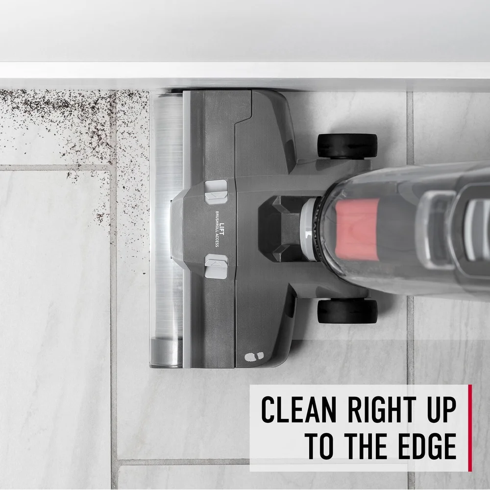 마이크로 화이버 브러시 듀얼 탱크 LED 스크린 자체 청소 기능 타일을 갖춘 유선형 하드 바닥 습식 건식 진공 청소기