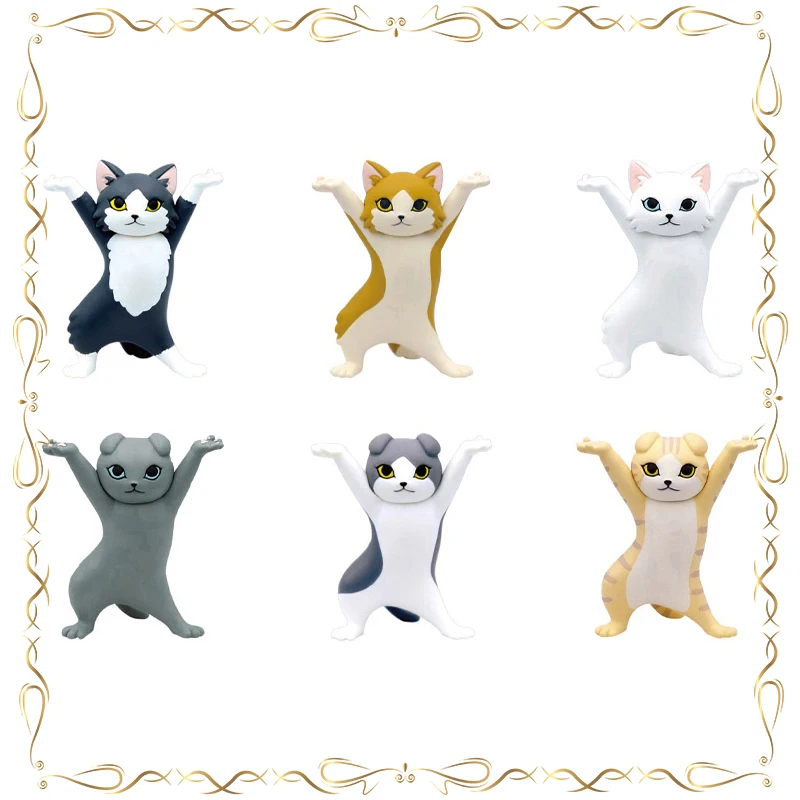 

Cat Penholder Cute Enchanting Modeling Collection Desktop Ornament Action Figure Model Toys