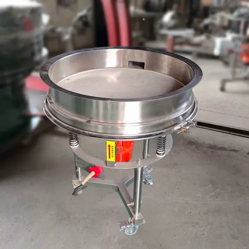 High Frequency Circular Rotating Vibrating Screen Soil Screening Machine Extension with Vibration Motor