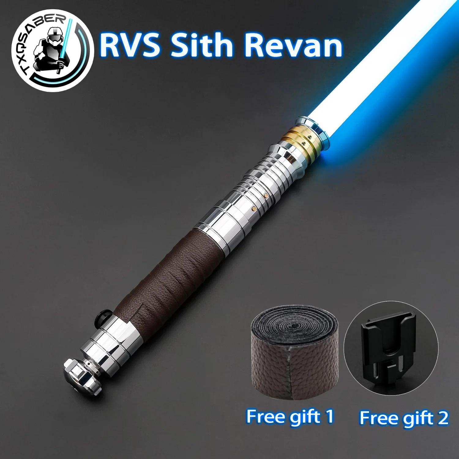 TXQSABER High Quality RVS Sith Revan Lightsaber Metal Hilt Heavy Dueling RGB Pixel Laser Sword 27 Sets Soundfonts Cosplay Gift