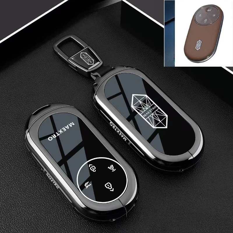 NFC Card Cover for MAEXTRO Zunjie S800, Heavy Duty Metal Protective KeyCase Shell with Keychain, Anti-Bend & Scratch Proof
