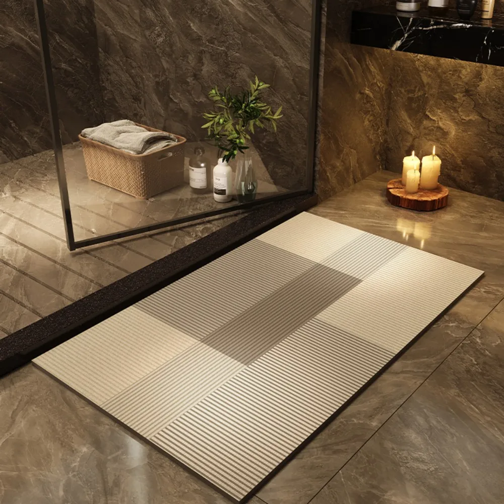 VIKAMA Autumn-Winter Simple Area Rugs For Living Room Entrance Floor, Bedroom Side Rug, Warm And Insulating Home Decorations