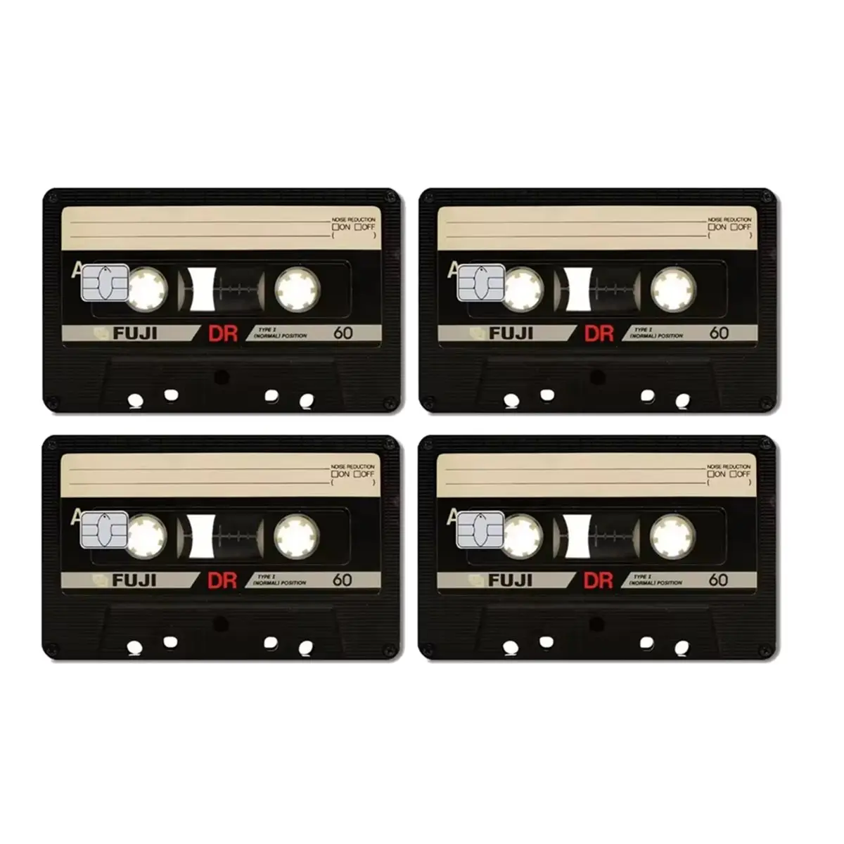 AA14 4PCS Credit Card Skin Set Sticker Film Skin Cover Waterproof Card Sticker for Game Machine Theme Bank Card Sticker