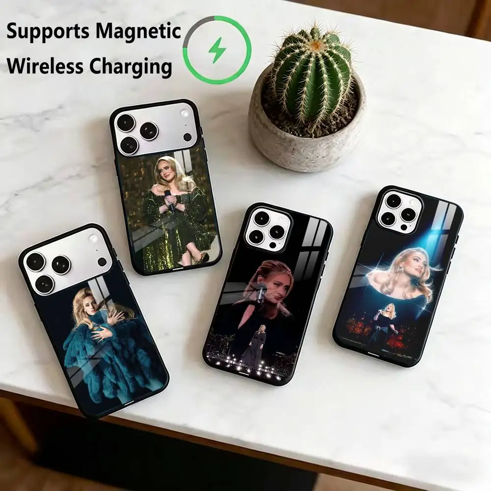

Adele Rolling in the Deep Phone Case For iPhone17,16,15,14,13,12,11 Plus,Pro Compatible with magnetic wireless charging
