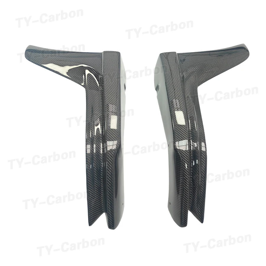 Real Carbon Fiber Car Rear Bumper Splitters Lip For Honda Civic Type R 11th 2023+ FL5 Car Rear Spoiler Apron Protector Body Kits