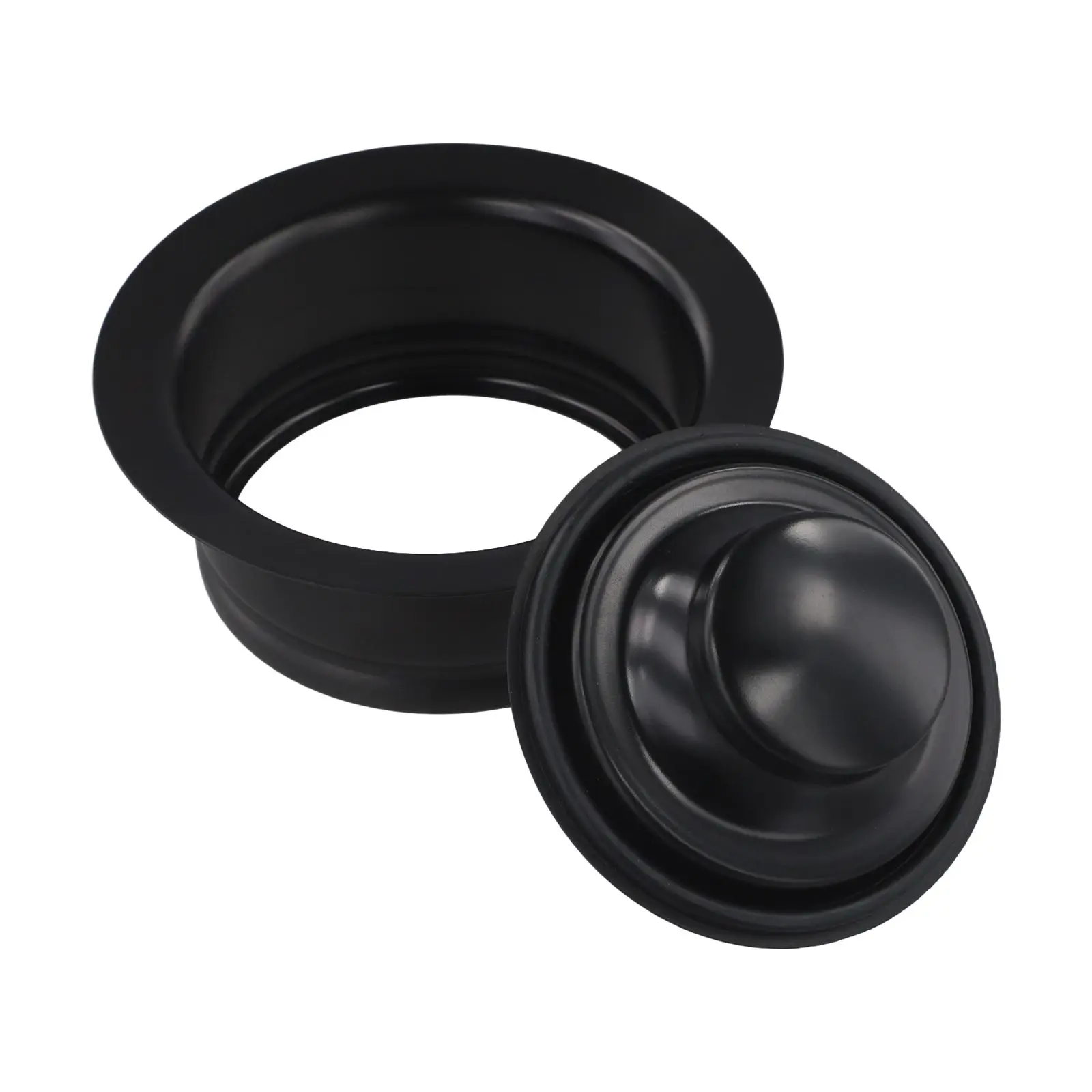 114*42 Mm Kitchen Sink Cover Stainless Steel Sink Stopper Cleaning Part Garbage Disposal Flange 114mm Sink Stopper