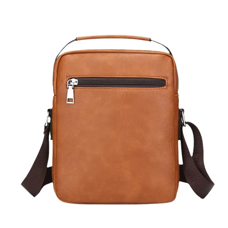 Brand Men Bag Flaps Travel Bag Shoulder Bag For Man Leather Messenger Bag Casual Crossbody Bag New Male Small Business Handbag