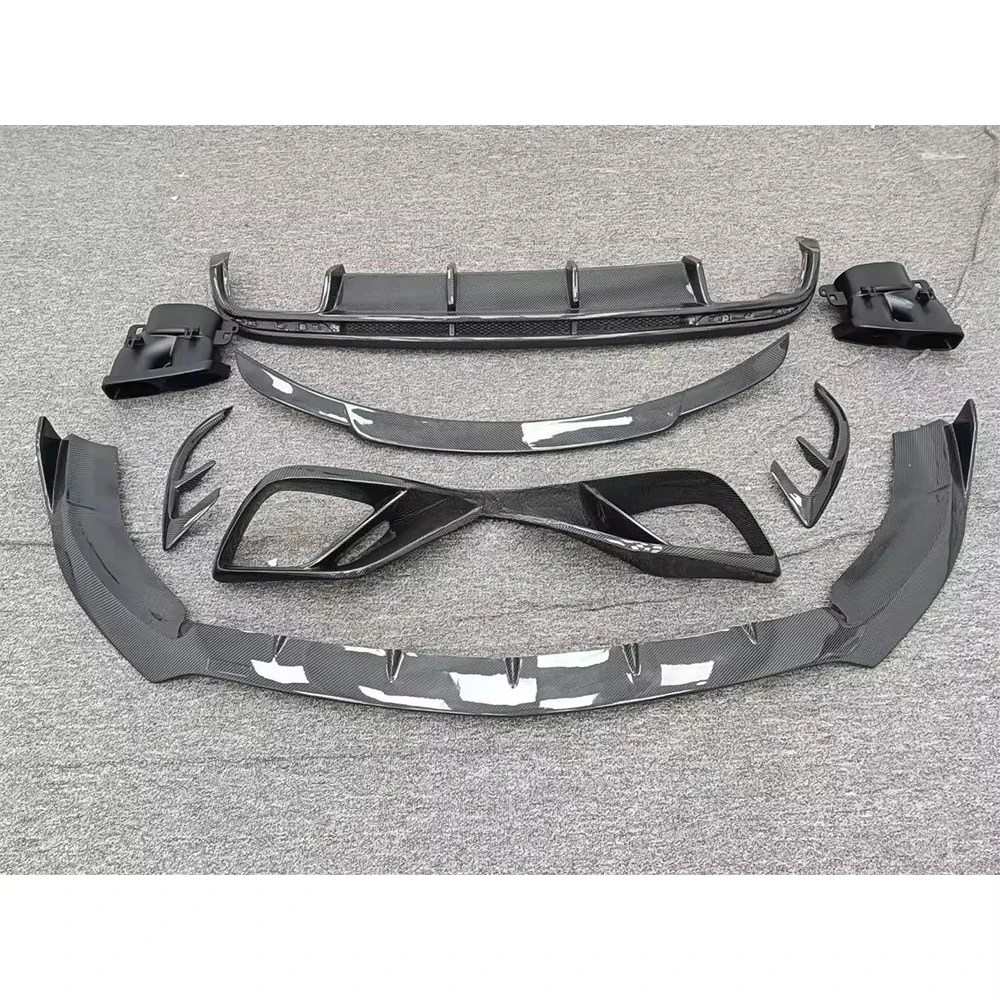 

High Quality Carbon Body Kits for W217 C217 Coupe S Class B Style Upgrade Front Lip Rear Diffuser Spoiler Bumper