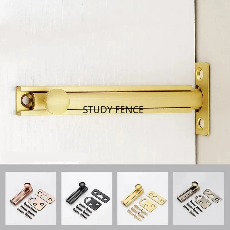 

Металлическая невидимая дверная защелка, дверная защелка для спальни 90 ° /180 ° Аксессуары для металлических вставок для замков включают аксессуары для винтов