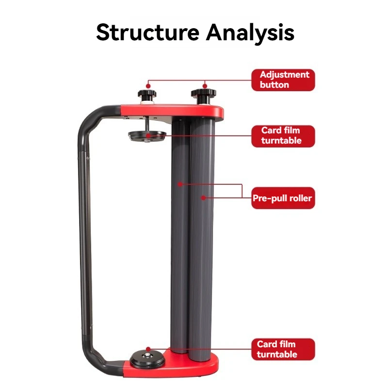 التفاف فيلم المكبس التفاف فيلم مجتذب التعبئة والتغليف قطعة أثرية مرنة قابل للتعديل دليل لف قوس تتشبث الفيلم