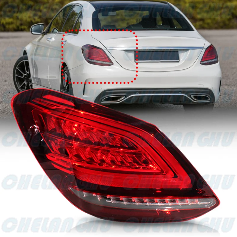 

LED Tail Light For Benz W205 RHD type C180 C200 C250 C300 C350e C63 C43 2018 2019 2020 2021 Left Side Rear Lamp Car accessories