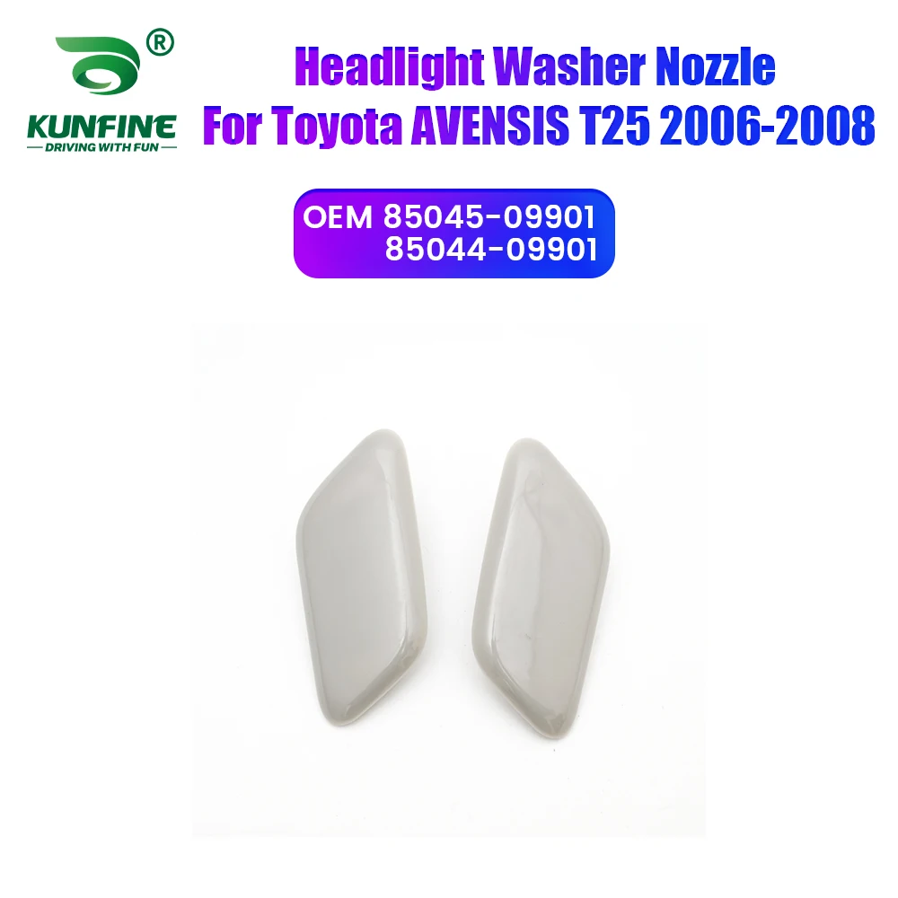 

Car Headlight Front Bumper Washer Spray Nozzle Jet Headlamp Pump Cover For Toyota AVENSIS T25 2006-2008 85045-09901 85044-09901