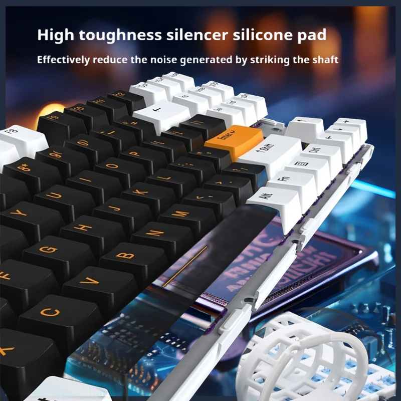 Imagem -03 - Teclado sem Fio Dareu Tri-mode Wired Bluetooth Hot Plug Personalizado pc Gaming E-sports Acessório A87