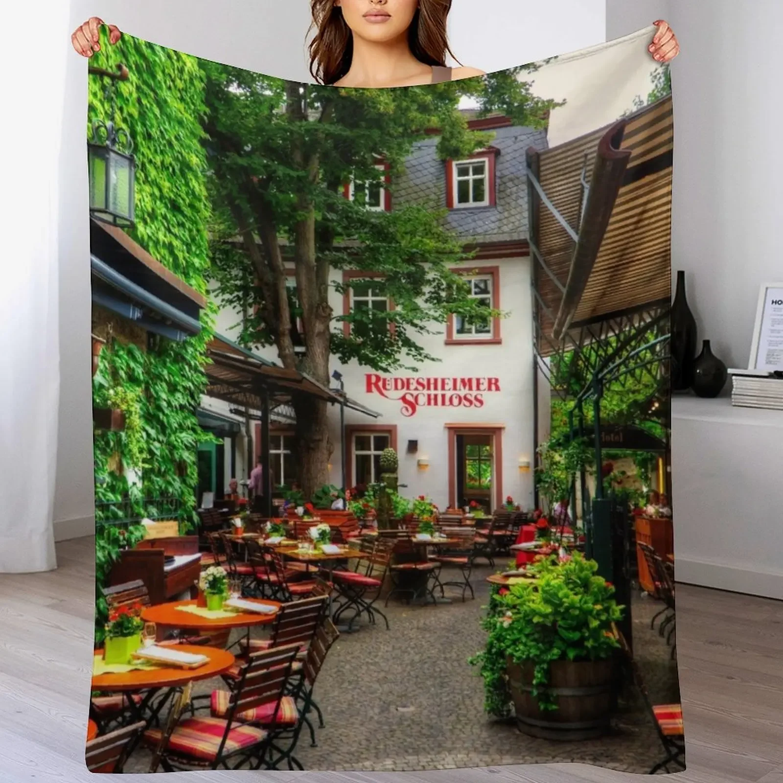 

Rdesheim Lane Throw Blanket Lightweight Cozy Blanket for Bed Sofa