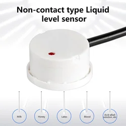 XKC-Y29 DC12-24V Non-Contact Liquid Level Sensor Switch Outer Adhering Type Water Level Sensor NPN High&Low Level Signals Sensor