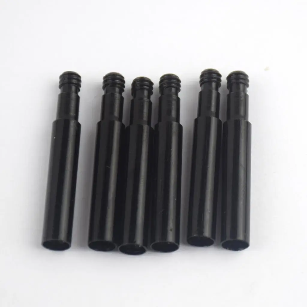 

Racing 6pcs Presta Valve Extension Black Bicycle Wheel Aluminium Valve Extender Black 40/50/60/70mm