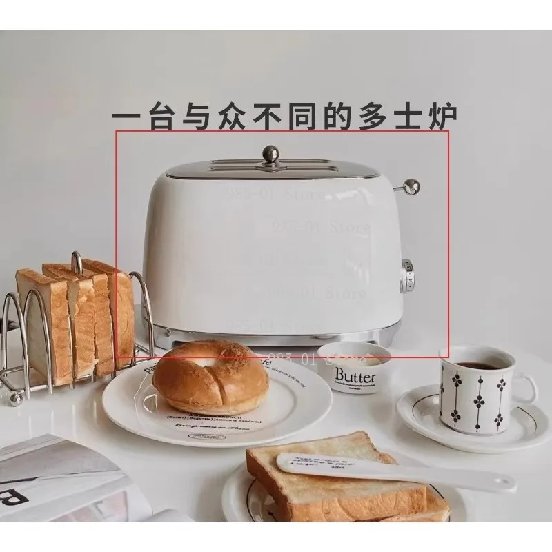 Vintage Style Toaster Machine Retro Toaster Automatic Bread Toaster for Home Use