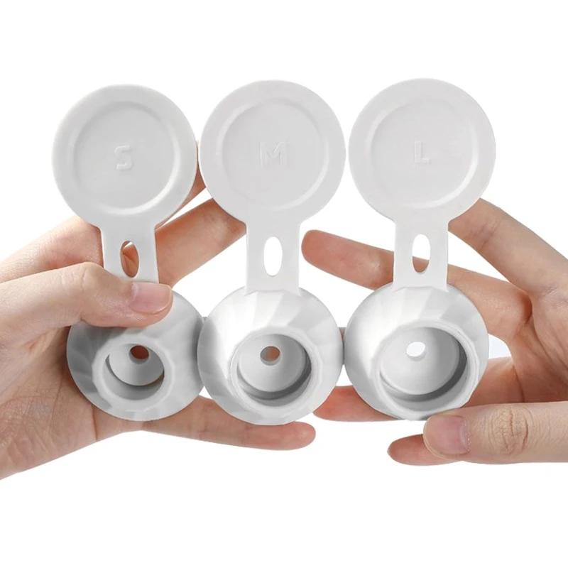 Inverted Bottle Caps Inverted Caps Flipping Bottle Set 3Pcs 3 Sizes Adapters Transfer Connector Get Every Drop Out Of Lotions