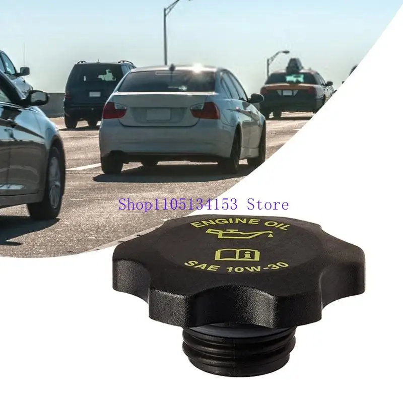 

hg89 Oil Filler Caps Replacements Temperature Resistance Oil Filler Caps Plastic Oil Filler Cover 53010654AA for Vehicles