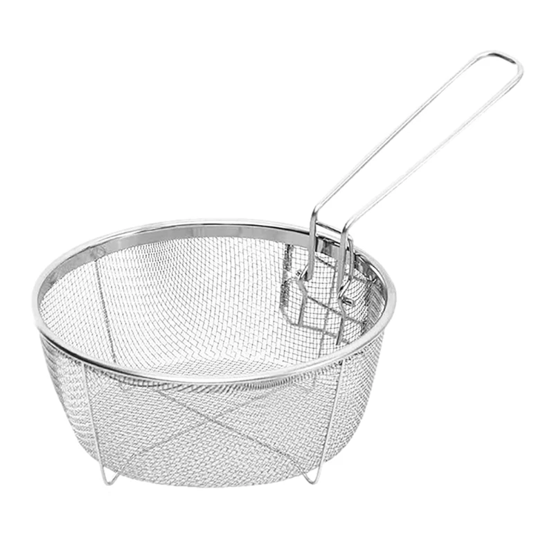 Strainers Basket Stainless Steel Material Deep Cooking Tool for Frieds Fish