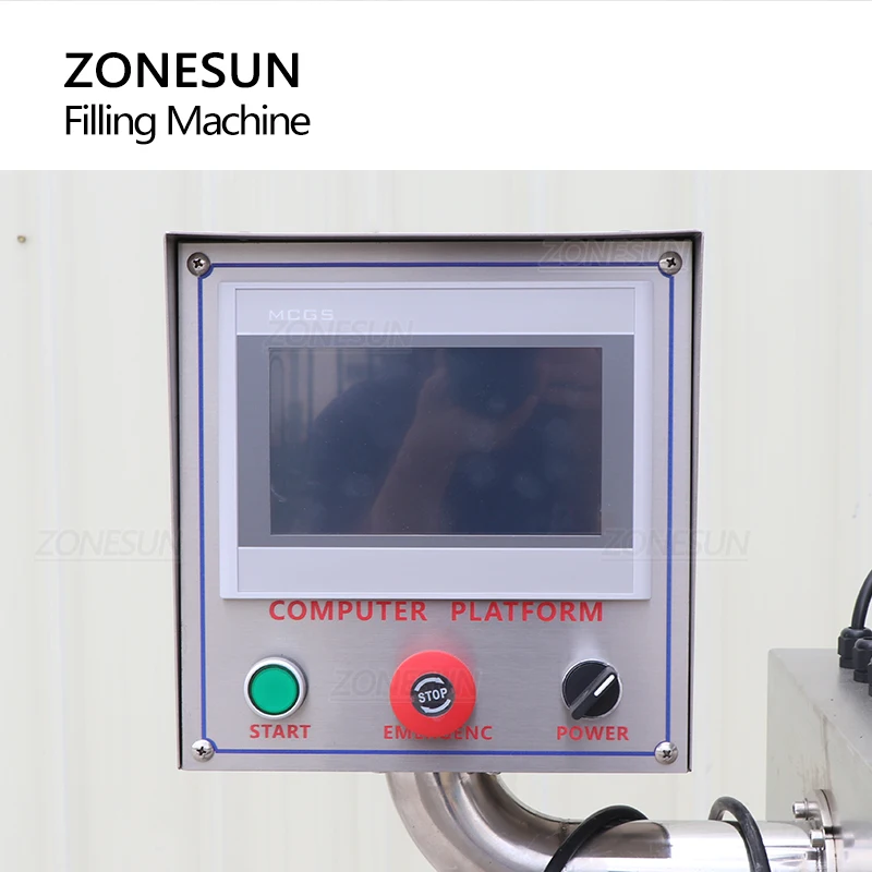 ZONESUN Automatic Filling Machine 2 Heads Granule Quantitative Filler Grain Plastic Glass Bottle Jar Production Machine