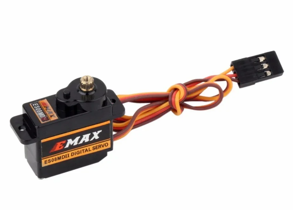 2026 EMAX ES08MDII ES08MD II Metallgetriebe Digital Servo – besser als SG90 ES08A ES08MA MG90S – für TREX 450 Helikopter, Flugzeuge, RC-Roboter – Detail 5