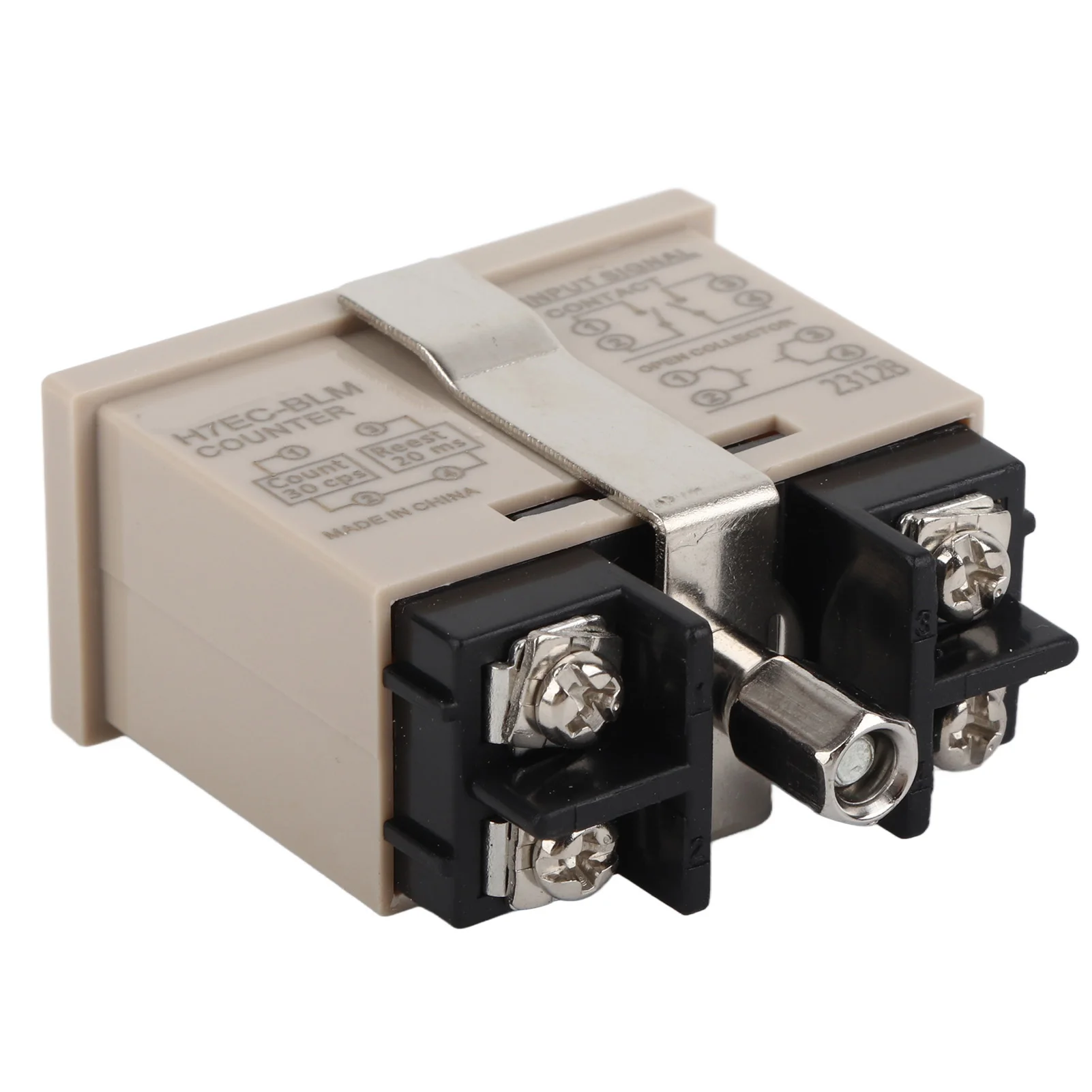 عداد رقمي H7EC BLM عداد كهربائي رقمي Totalizer بدون مدخل جهد مع شاشة LCD مكونة من 6 أرقام عداد كهربائي #4