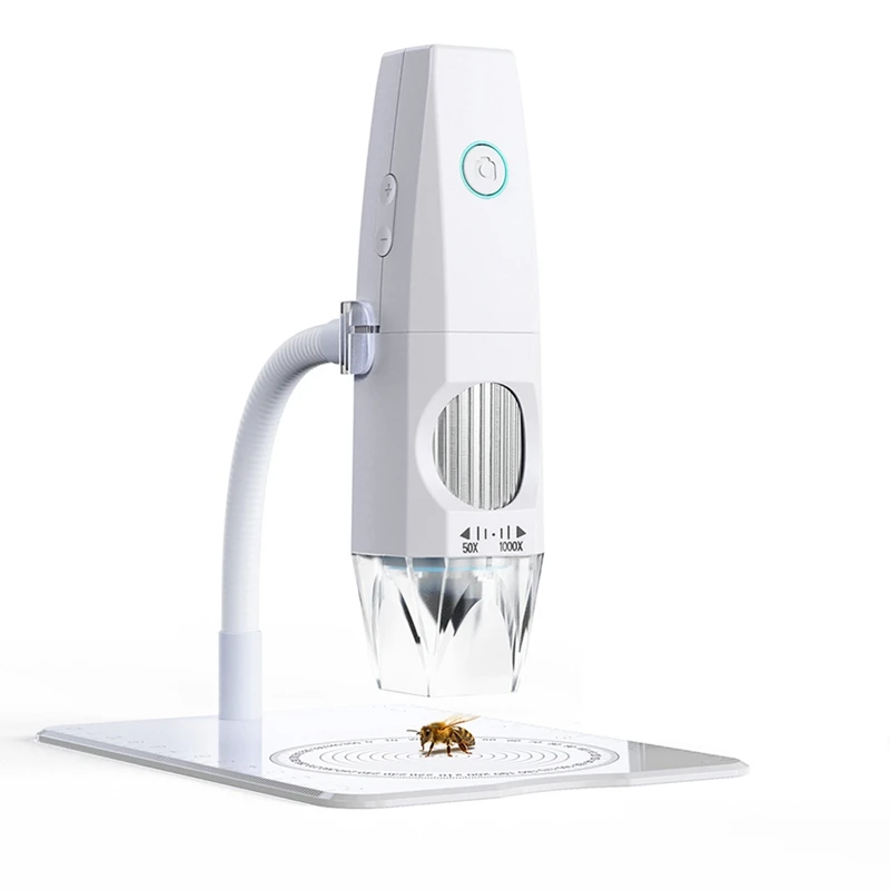 2MP 1080P Wifi Electron Microscope USB Mobilephone Computers Connecting Microscope Photo Video Taking With 8 LED Lights