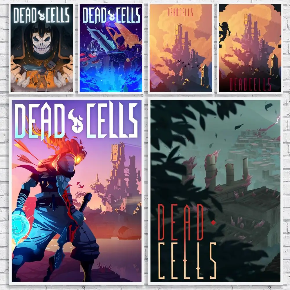 Roguelike Game D-Dead Cells Poster Versatile HD Waterproof Wall Art Self-Adhesive Decor for Any Space Ideal Gift