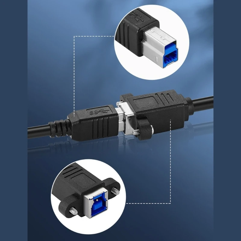 HX5E USB3.0 20 Pin to USB-B Female Cable for Internal Header Mount Access