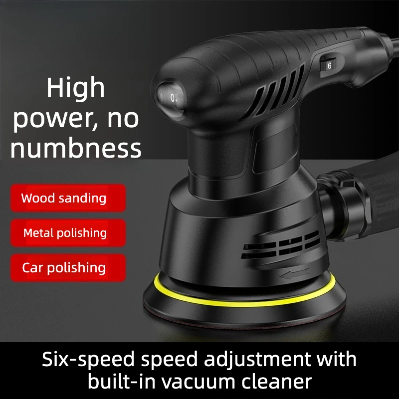Electric sandpaper sander, small furniture paint, wall plate putty, woodworking polishing tool artifact