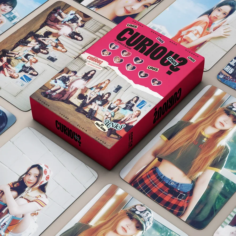 print picture postcards colecao kpop idol girl group curiosos cartoes lomo presentes para fas novo album 55 pcs por conjunto hd 01