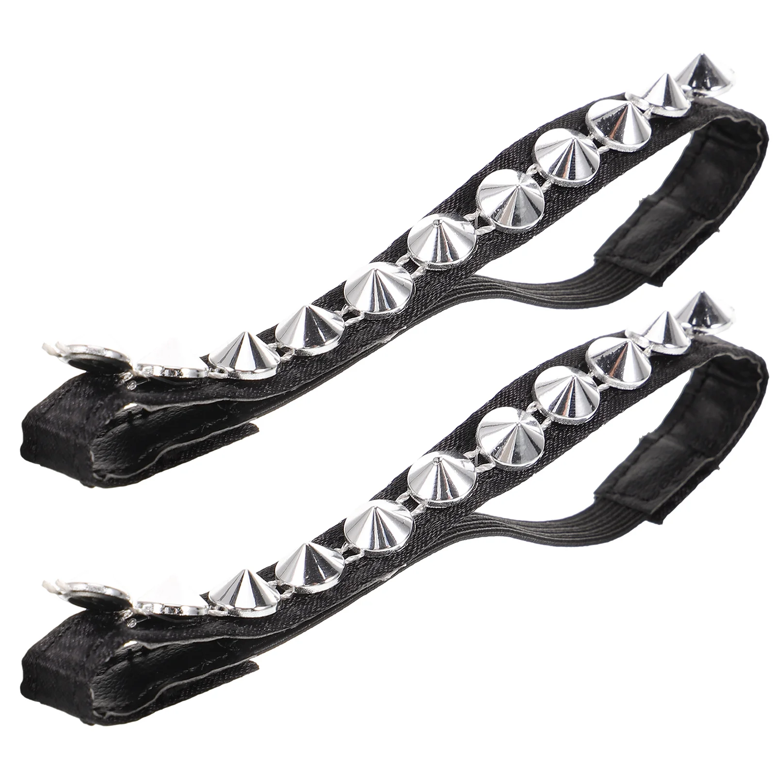 

Rivet High Heel Silver Black Adjustable Ankle Straps Replacement Female Shoe Strap Daily Use Plastic Accessory Fixing Heel B