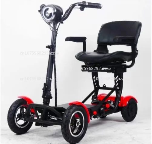 

Elderly scooter four-wheel foldable lightweight small artifact household electric four-wheeler