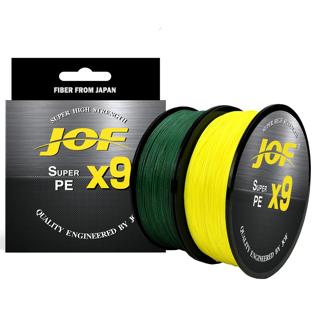 JOF Pesca PE Braided Main Line 100M 300M Carp Fishing Lines Multi-color Large Resistance 9KG-36.3KG Suitable for Large Fish